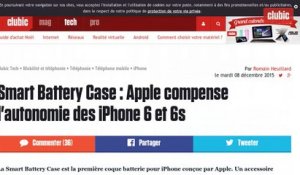Smart Battery Case, Apple augmente l’autonomie des iPhone 6 et 6s