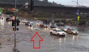 Une Lamborghini en bien mauvaise posture