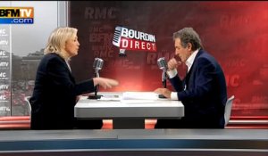 Calais: "Mme Bouchart délivre des laissez-passer, on n'a pas vu ça depuis la guerre", assure Marine Le Pen