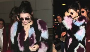 Kendall Jenner croule sous les questions sur Saint West à l'aéroport