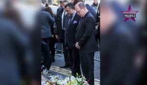 Attentats de Paris - Albert de Monaco : gerbe de fleurs et émotion devant le Bataclan