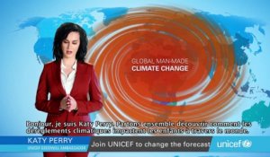 COP21: quand Katy Perry se la joue miss météo pour l'Unicef