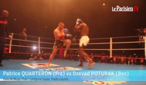 Boxe thaï : Quarteron envoie Poturak au tapis en 20 secondes