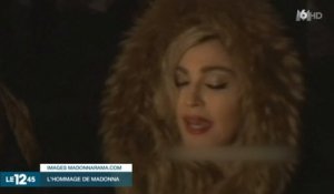 Madonna rend hommage aux victimes des attentats à Paris - ZAPPING PEOPLE DU 11/12/2015