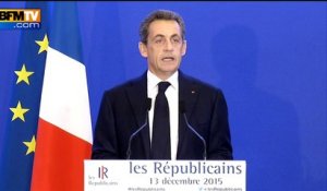 Sarkozy insiste sur la nécessité de "l'union avec le centre"