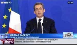 Nicolas Sarkozy : 'Il nous maintenant débattre au fond des choses"