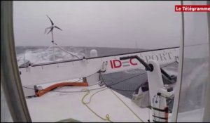 Trophée Jules Verne. Idec croise Spindrift 2