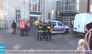 Colis suspect à la gare de Troyes : Un périmètre de sécurité a été mis en place et une équipe de déminage est intervenue