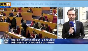 Valérie Pécresse espère faire de l'Ile-de-France "la fabrique de nouvelles pratiques politiques"