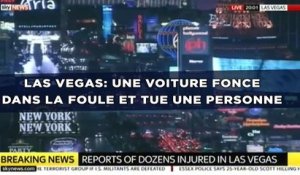 Las Vegas: Une voiture fonce dans la foule et tue une personne