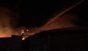 La salle omnisports ravagée par un incendie