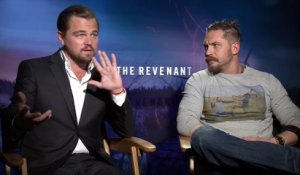 Leonardo DiCaprio et Tom Hardy en interview pour The Revenant
