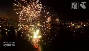 C'est déjà le nouvel an ! Les feux d'artifice à Sydney