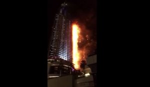 Incendie d'un gratte-ciel à Dubaï