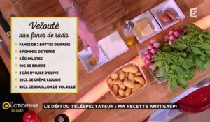 La recette du jour : velouté aux fanes de radis