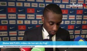 PSG-Bastia (2-0) : Blaise Matuidi : «Une victoire pas facile »