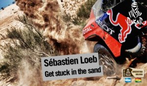 Loeb and Elena get stuck in the sand / s'enlisent / se hunden - Stage / Etapa / Etape 9