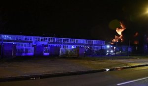 Arras : énorme incendie à  l'usine Plastienvase (ex-Soplaril)