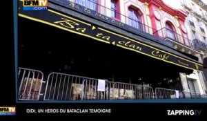 Attentats de Paris : "Didi", un héros oublié du Bataclan témoigne pour la première fois (Vidéo)