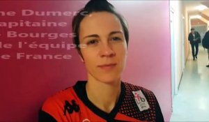 Arras: Céline Dumerc en interview après la victoire de Bourges à Arras
