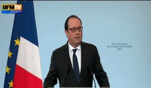 Hollande: L'emploi est "la seule question qui vaille au-delà de la sécurité des Français"