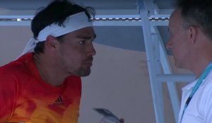 Open d'Australie : Fabio Fignini pète les plombs pendant un match