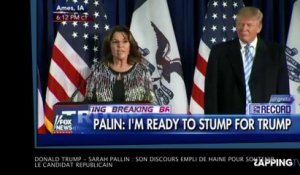 Sarah Palin : Son discours de soutien à Donald Trump empli d’islamophobie (vidéo)