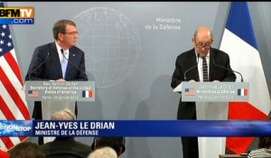 Jean-Yves Le Drian:  "un recul de Daech" observé "ces dernières semaines"