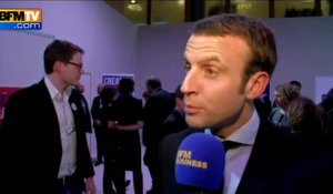 Macron persiste, "la vie d'un entrepreneur est de prendre tous les risques"