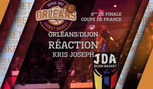 Réaction de Kris Joseph - 8ème de Finale de Coupe de France contre Dijon