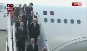 Hollande enfile en Inde son costume de VRP du Rafale