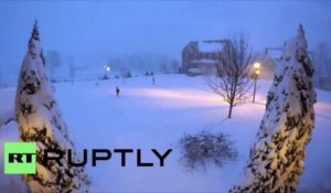 Le timelapse du passage de Snowzilla sur la ville d’Urbana aux Etats-Unis