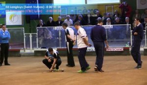 Finale Bresciano contre Langloys, Super 16 masculin, Sport Boules, Saint-Egrève 2016