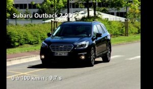 Subaru Outback : le 0 à 100 km/h en vidéo