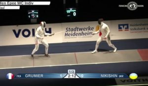 CdM EH Heidenheim 2016 - Finale Grumier (FRA) vs Nikishin (UKR)
