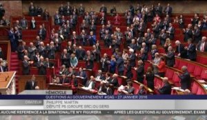 Démission Taubira : standing ovation des députés de gauche dans l'hémicycle