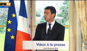 "Résister c'est se confronter à la réalité", répond Valls à Taubira