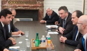 Rencontre entre Jean-Christophe Cambadélis et Selahattin Demirtaş