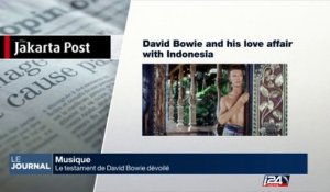 Le testament de David Bowie révélé