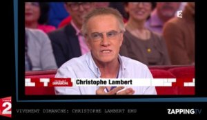 Vivement Dimanche : Christophe Lambert ému et touché par ses retrouvailles avec Michel Bouquet (vidéo)