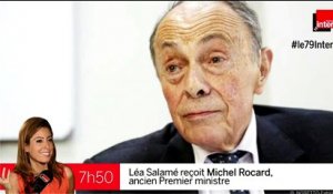 Michel Rocard : "C'est au niveau européen qu'on devrait pouvoir faire baisser les inquiétudes"