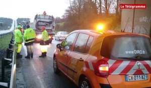 RN12. Les travaux de remise en état se poursuivent à Belle-Isle-en-Terre