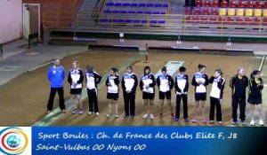 L'Express, le résumé de la rencontre, Club Elite Féminin, J8, Saint-Vulbas contre Nyons, Sport Boules, saison 2015-2016