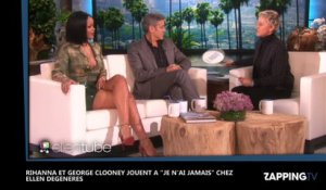 Rihanna et George Clooney jouent à "Je n’ai jamais" chez Ellen DeGeneres (vidéo)