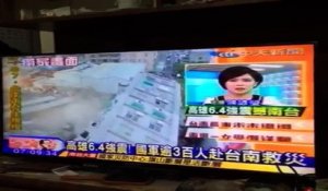 Des images inédites et effrayantes du terrible séisme qui vient de secouer Taïwan
