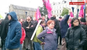 Saint-Brieuc. Manifestations parallèles de l'extrême droite et de l'extrême gauche