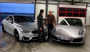 Essai comparatif vidéo : BMW M4 vs. Porsche 911 Carrera S
