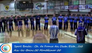 L'Express, résumé de la rencontre Club Elite Masculin J10, Aix-les-Bains vs Montélimar, Sport Boules, saison 2015-2016