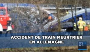 Accident de train meurtrier en Allemagne