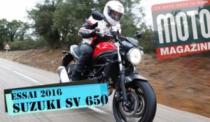 Essai moto Suzuki SV650 2016 : le retour du V-twin